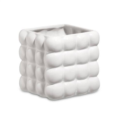 BUBBLE CUBE 1414 H 13,8 - WHITE SHINE